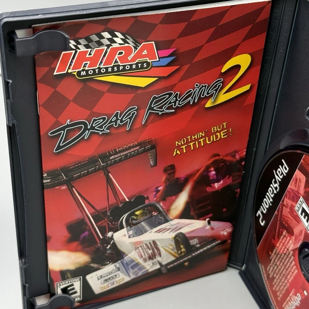 PS2 Racing 2 Game Lot Ford Vs. Chevy & IHRA Drag Racing 2 Tested Working